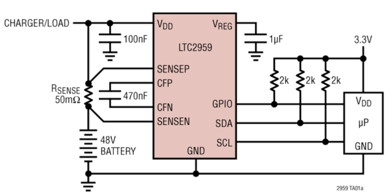 ADI battery LTC2959 ADI battery LTC2959