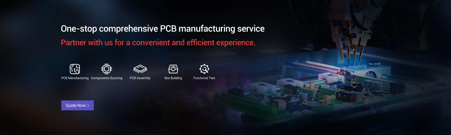 One-stop comprehensive PCB manufacturing service